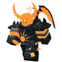 Molten Boss enemy from Tower Defense Simulator