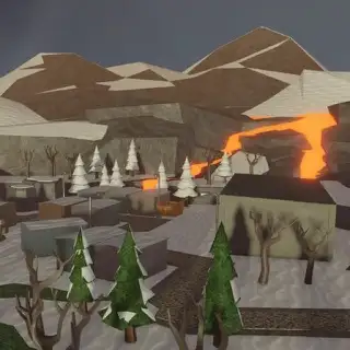 Meltdown map thumbnail from Tower Defense Simulator