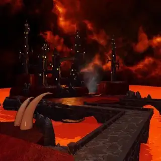 Nether map thumbnail from Tower Defense Simulator